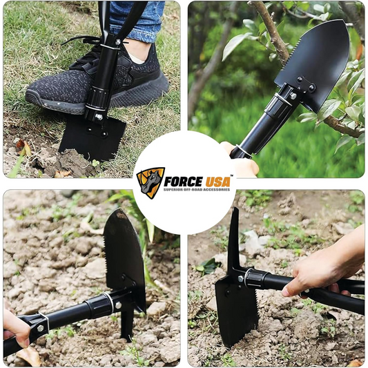 Portable Multi-purpose Folding Steel Shovel