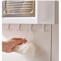 Wall Mounted Organizer Cabinet - Multi-functional Punch Free Storage Rack