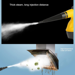1000W Handheld Steam Cleaner with 6 Nozzle Heads