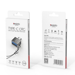 محول OTG من Yesido GS08 USB A إلى USB C محول OTG من Yesido GS08 USB A إلى USB C