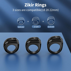 Smart Zikr Ring ZR-05, Digital Tasbih Counter Smart Ring with OLED Display