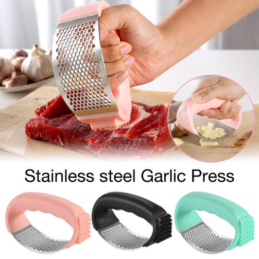 Handheld Easy Garlic Press with Comfortable Grip