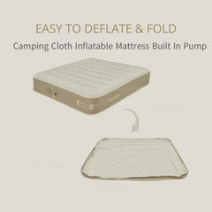 Inflatable Blow Up Air Mattress Bed with Built-in Automatic Pump