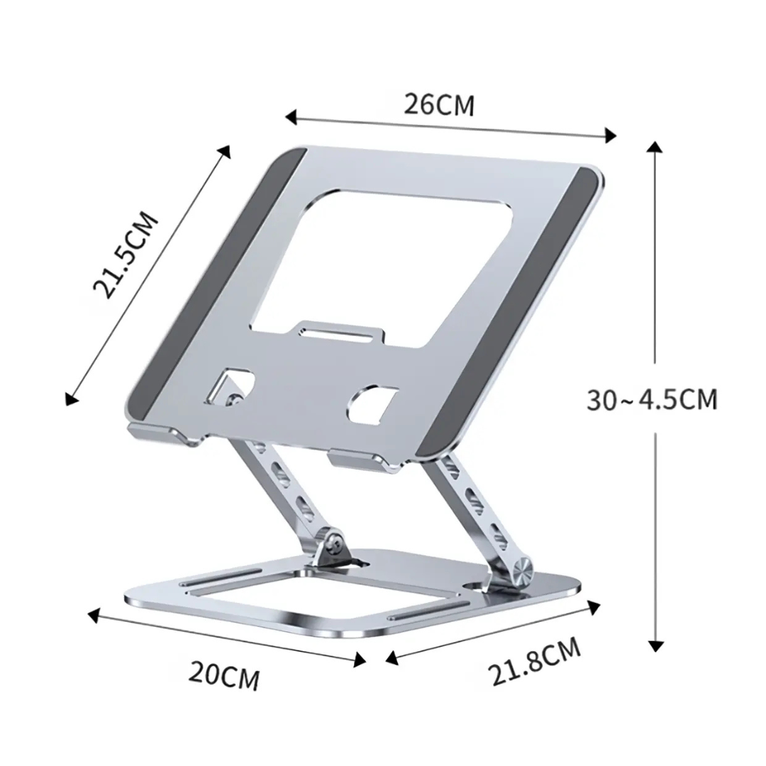 Steel Alloy Foldable Laptop Stand
