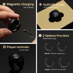 Weslamic iTasbih Salam Digital Smart Tasbih Tally Counter Ring