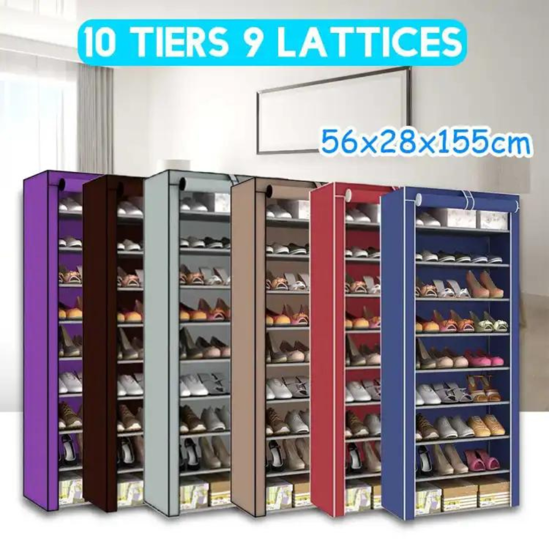 10 Layer Closed Type Shoe Cabinet