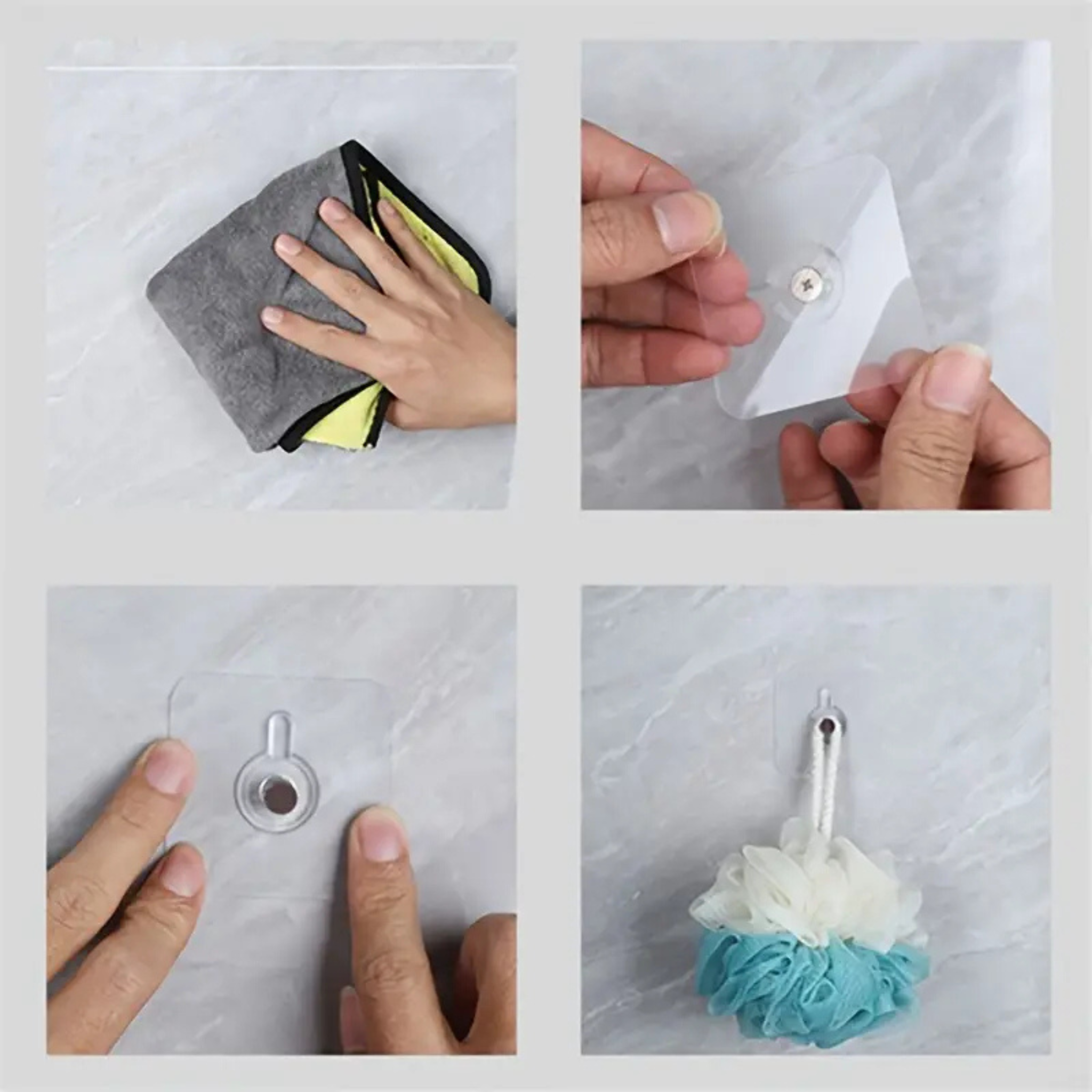 Nail Free No Wall Drilling Traceless Wall Mounted Adhesive Sticky Hook