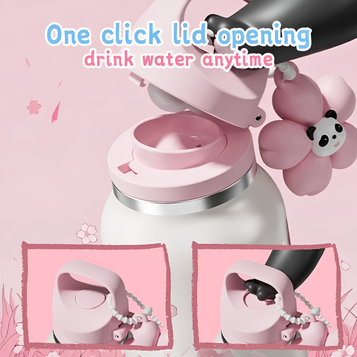 Diller 600ml Thermos Bottle Vacuum Flask for Kids