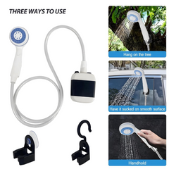 Portable Electric Rechargeable Outdoor Camping Shower Pump Set
