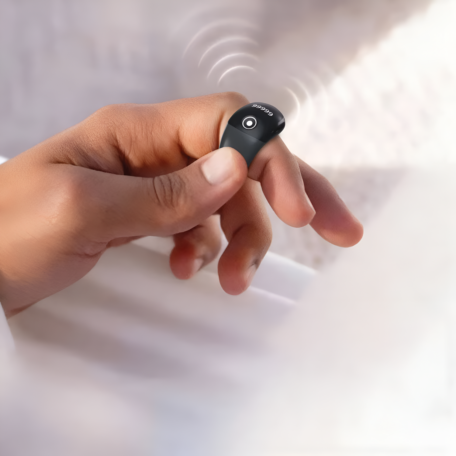 Green Lion Smart Zikr Ring with OLED Display