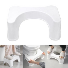 Squat Stool for Western Toilet - Non-slip Foot Rest Under Desk