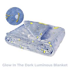 Glow In The Dark Luminous Blanket (Gift for Kids) , 120 x 150 CM Glow In The Dark Luminous Blanket (Gift for Kids) , 120 x 150 CM