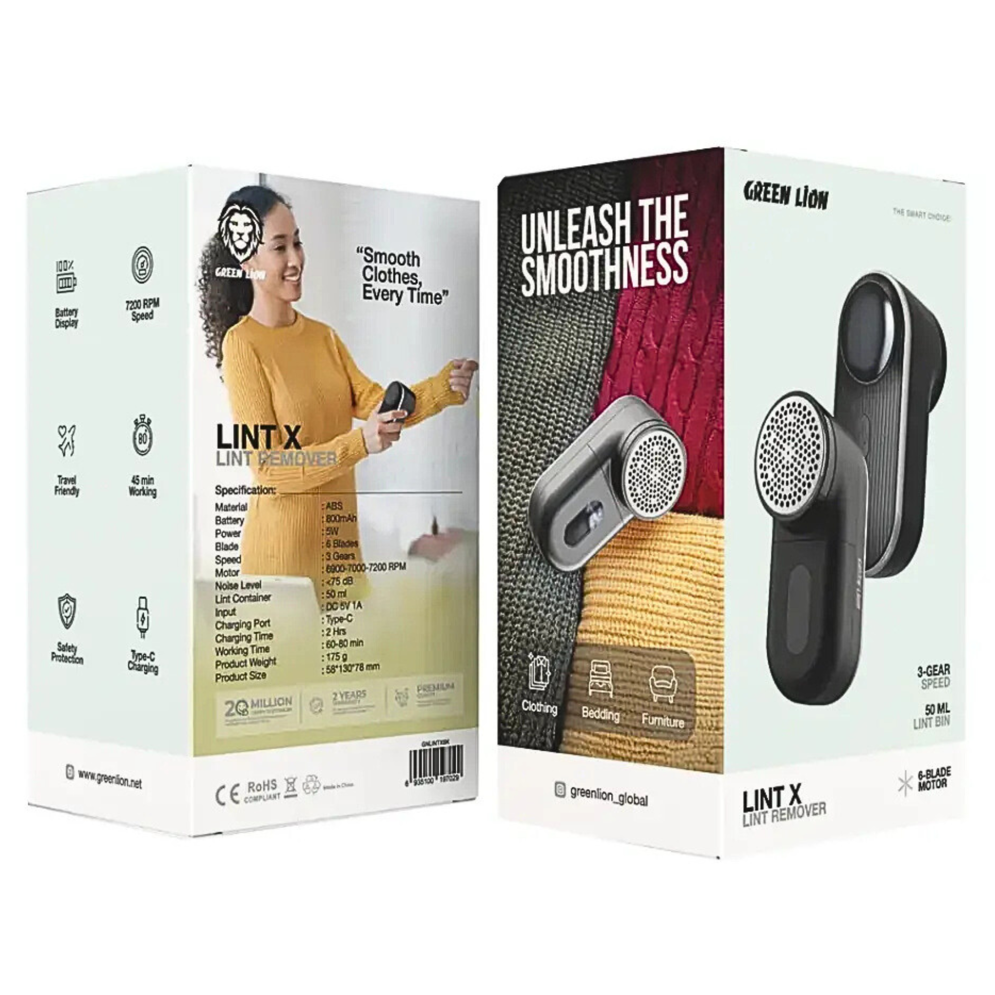 Green Lion Lint X Lint Remover
