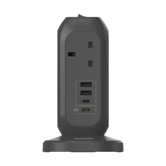 شريط طاقة Momax OnePlug بـ 7 منافذ مع USB