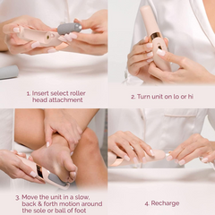 Callus Remover, Portable Electric Pedicure Tool for Soft Feet