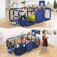 12 Panel Large Fence Area Playpen for Babies