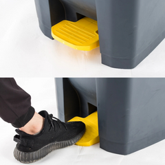 Large Capacity Garbage Bin Trash Can with Lid & Foot Pedal Large Capacity Garbage Bin Trash Can with Lid & Foot Pedal