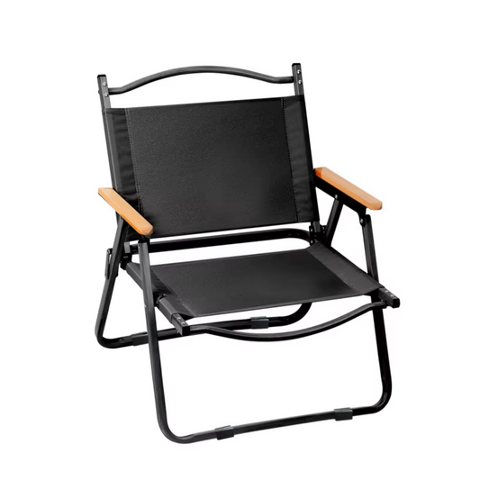 Portable Outdoor Folding Camping Chair Black