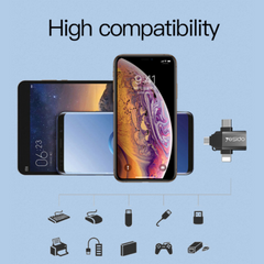 Yesido GS15 3 IN 1 USB To USB Type C Micro Lightning OTG Adapter Yesido GS15 3 IN 1 USB To USB Type C Micro Lightning OTG Adapter