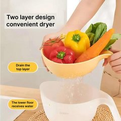 Ecoco Washing Drain Bowl for Rice, Grains, Vegetables and Fruits Ecoco Washing Drain Bowl for Rice, Grains, Vegetables and Fruits