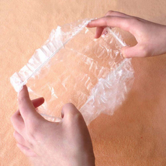 Disposable Plastic Head Hair Cover Shower Cap for Men and Women Disposable Plastic Head Hair Cover Shower Cap for Men and Women