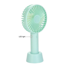 USB Rechargeable Handheld Mini Fan Green USB Rechargeable Handheld Mini Fan Green
