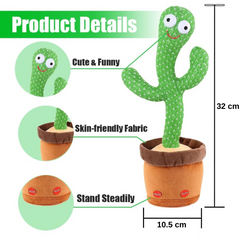 Dancing Cactus Toy - Kids Funny Talking Cactus Dancing Cactus Toy - Kids Funny Talking Cactus