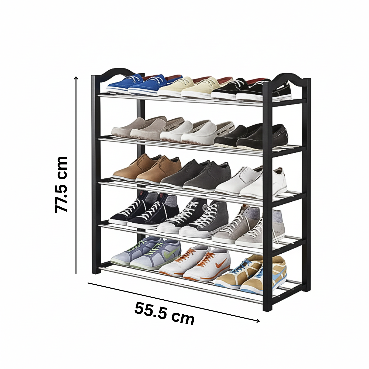 Easy 5 Tier Shoe Organizer Rack