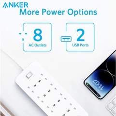 Anker 342 USB Power Strip 10-in-1 Power Extension Anker 342 USB Power Strip 10-in-1 Power Extension