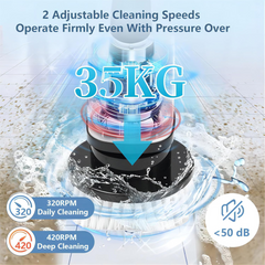 9 IN 1 Cordless Electric Spin Scrub Brush Cleaning Set with Extension Handle