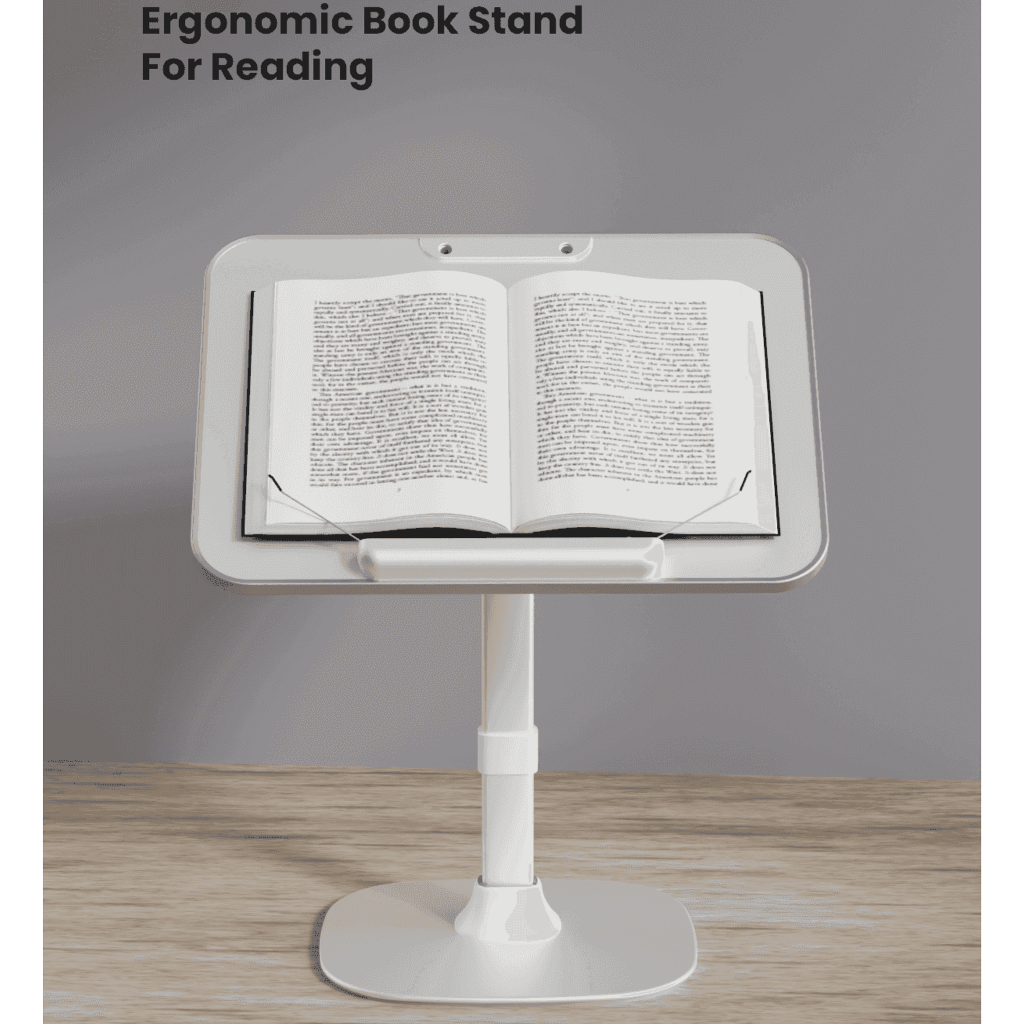 Moxedo Multi-functional Height Adjustable Riser Desk Stand for Reading Books, Laptop, MacBook, Tablets