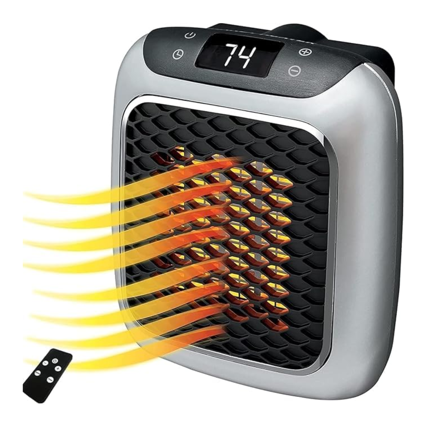 Space Saving Wall Mounted Electric Heater with Adjustable Thermostat - Handy Heater Turbo 800 Watts