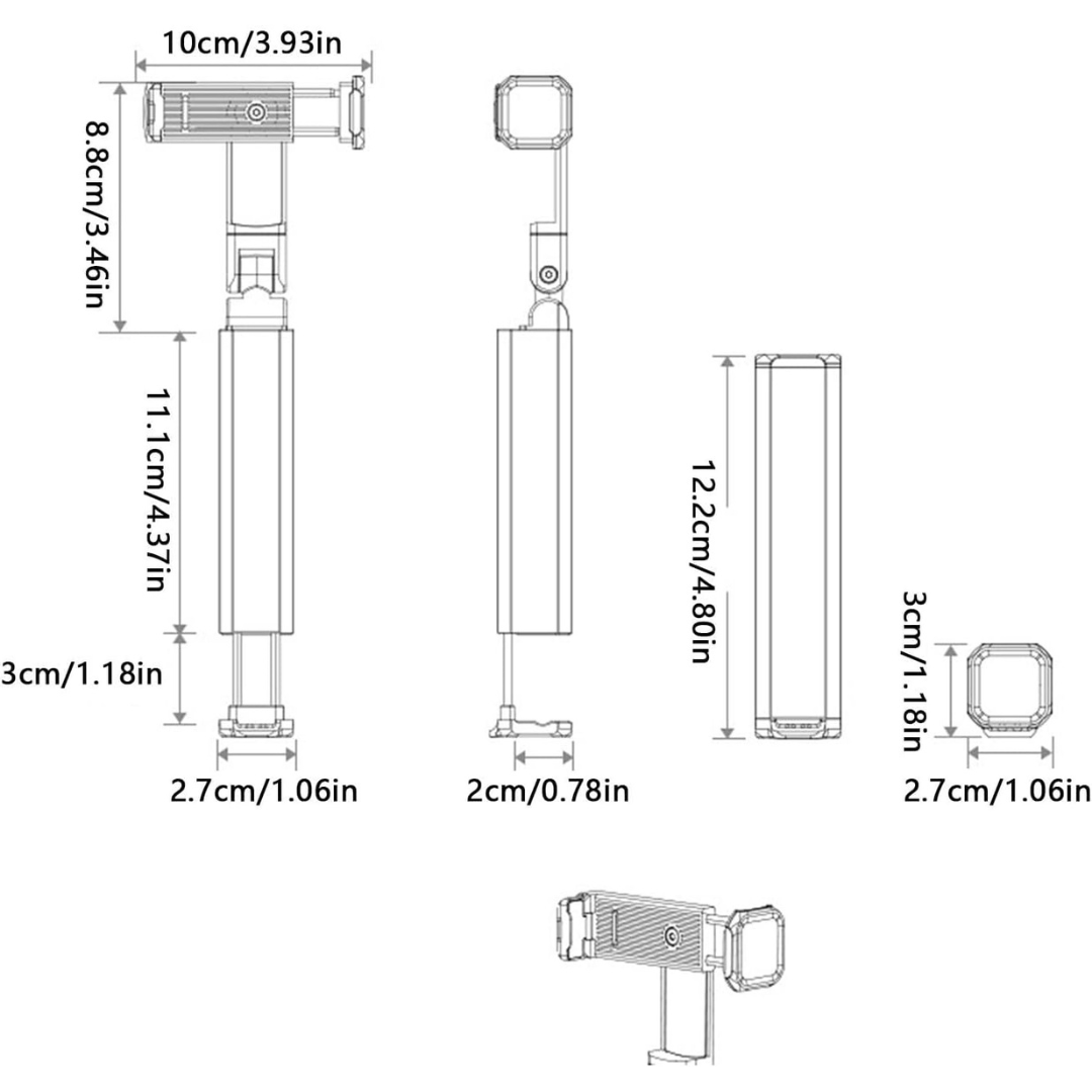 360 Rotation Foldable Desk Phone Mount - Best Mobile Holder for Travelers