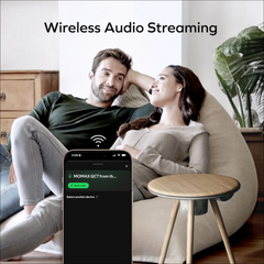 Momax Cymbal Foldable Smart Table With Wireless Charging, Speakers, USB-C Ports, and LED Lighting Effects Momax Cymbal Foldable Smart Table With Wireless Charging, Speakers, USB-C Ports, and LED Lighting Effects