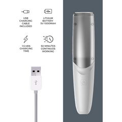 Rechargeable Baby Hair Trimmer, with 3 Auxiliary Combs and Accessories