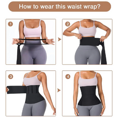 Slim Belt for Women, Belly Waist Wrap Slimming Belt