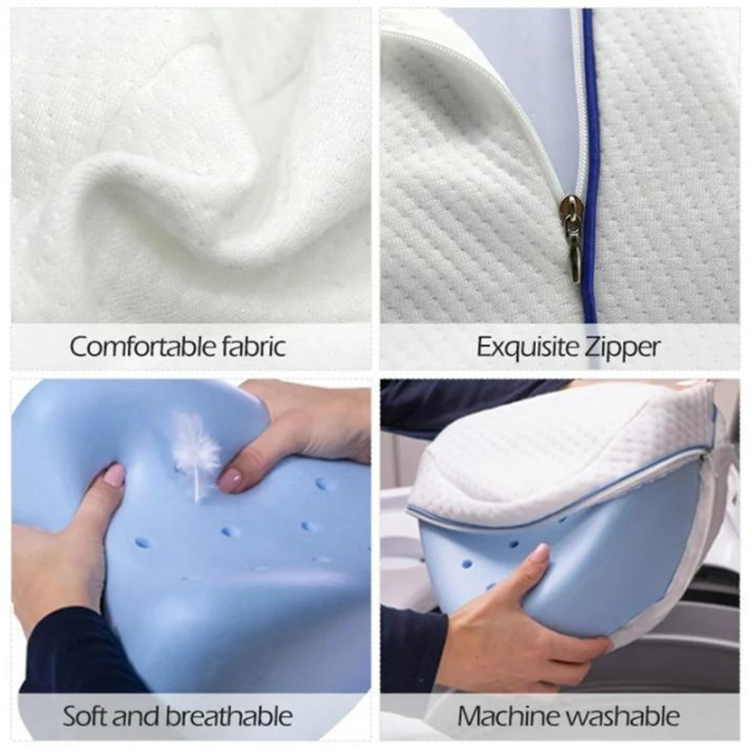 Orthopedic Memory Foam Leg Pillow - Cushion Support Pain Relief Knee Pillow