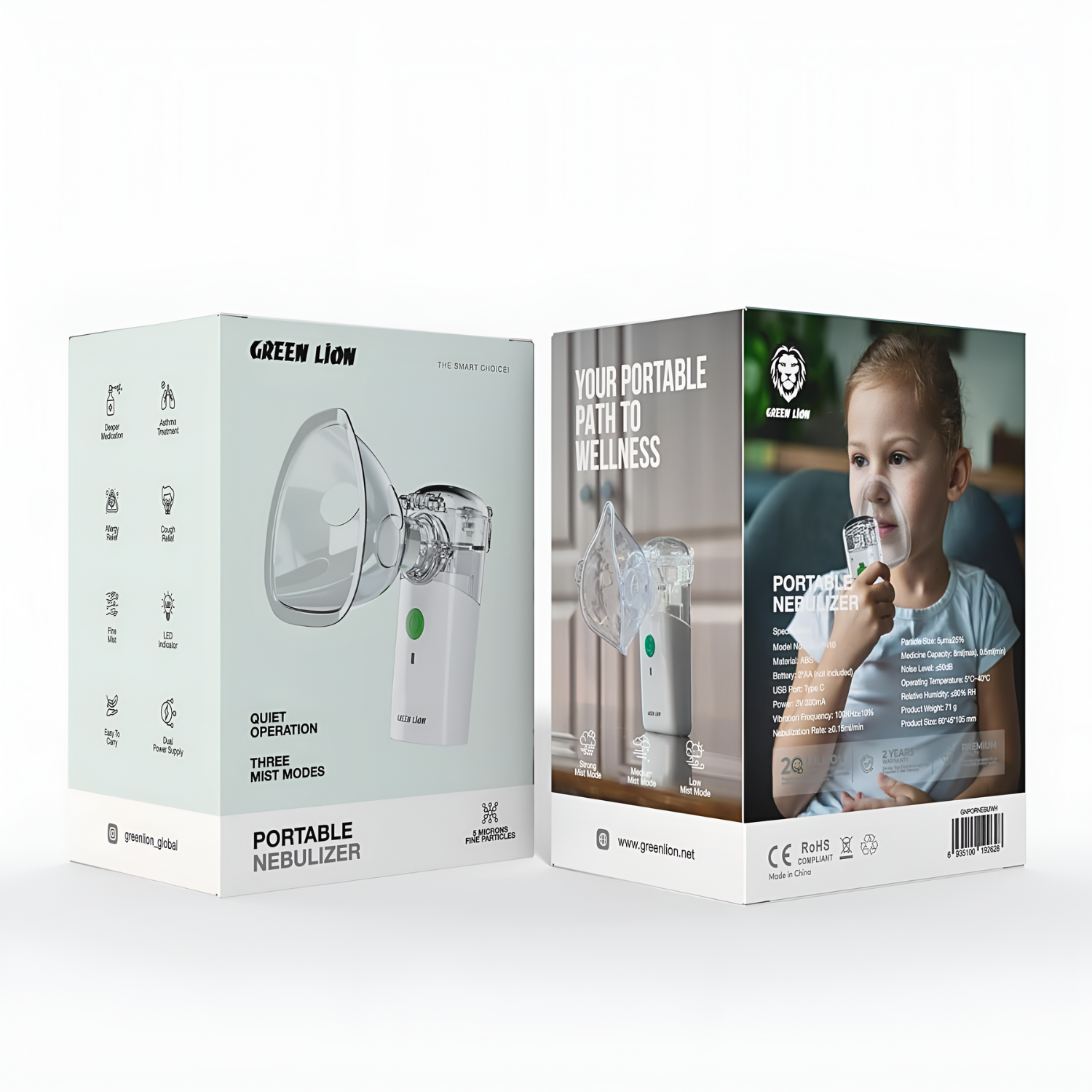 Green Lion Portable Nebulizer