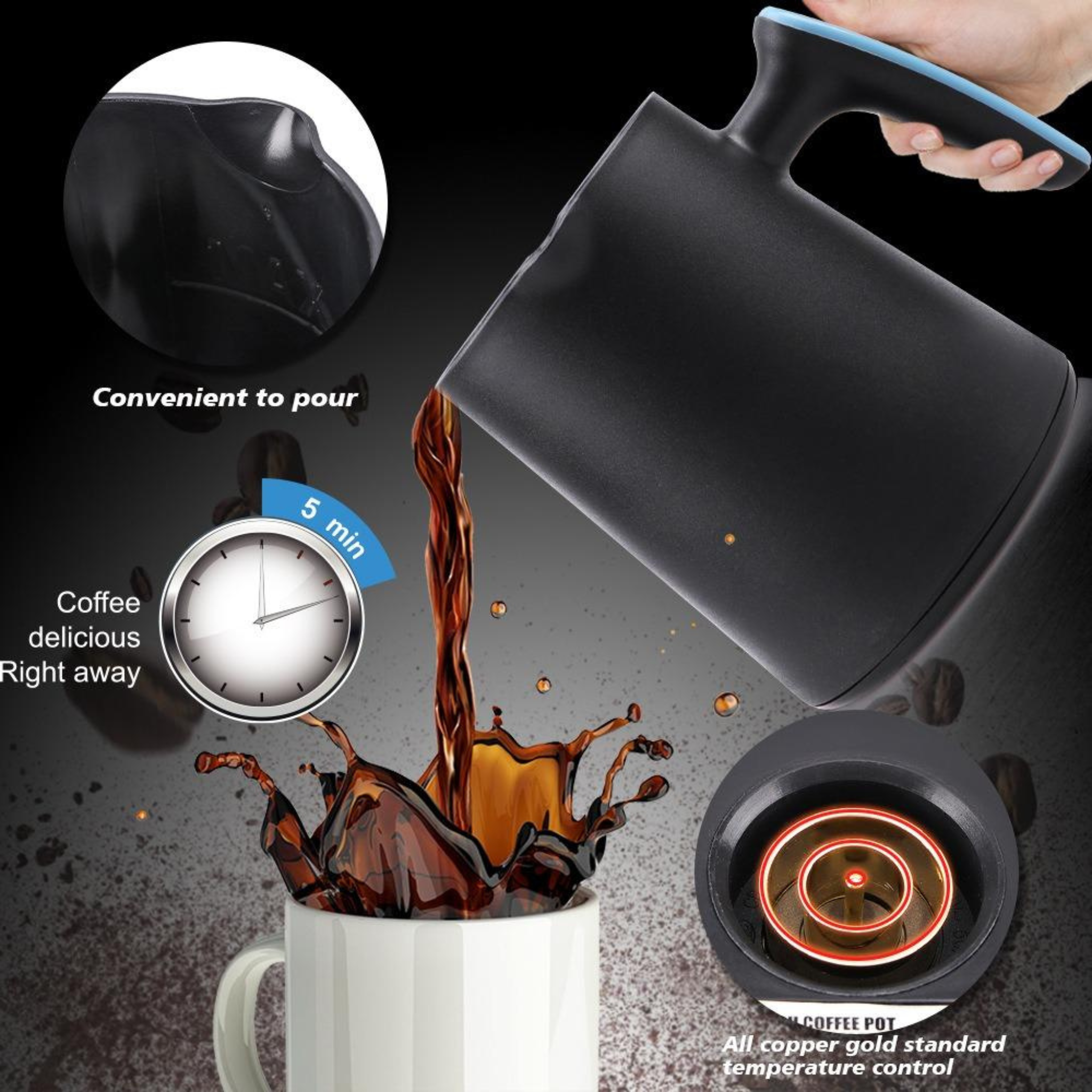 RAF Turkish Coffee Maker with Pot