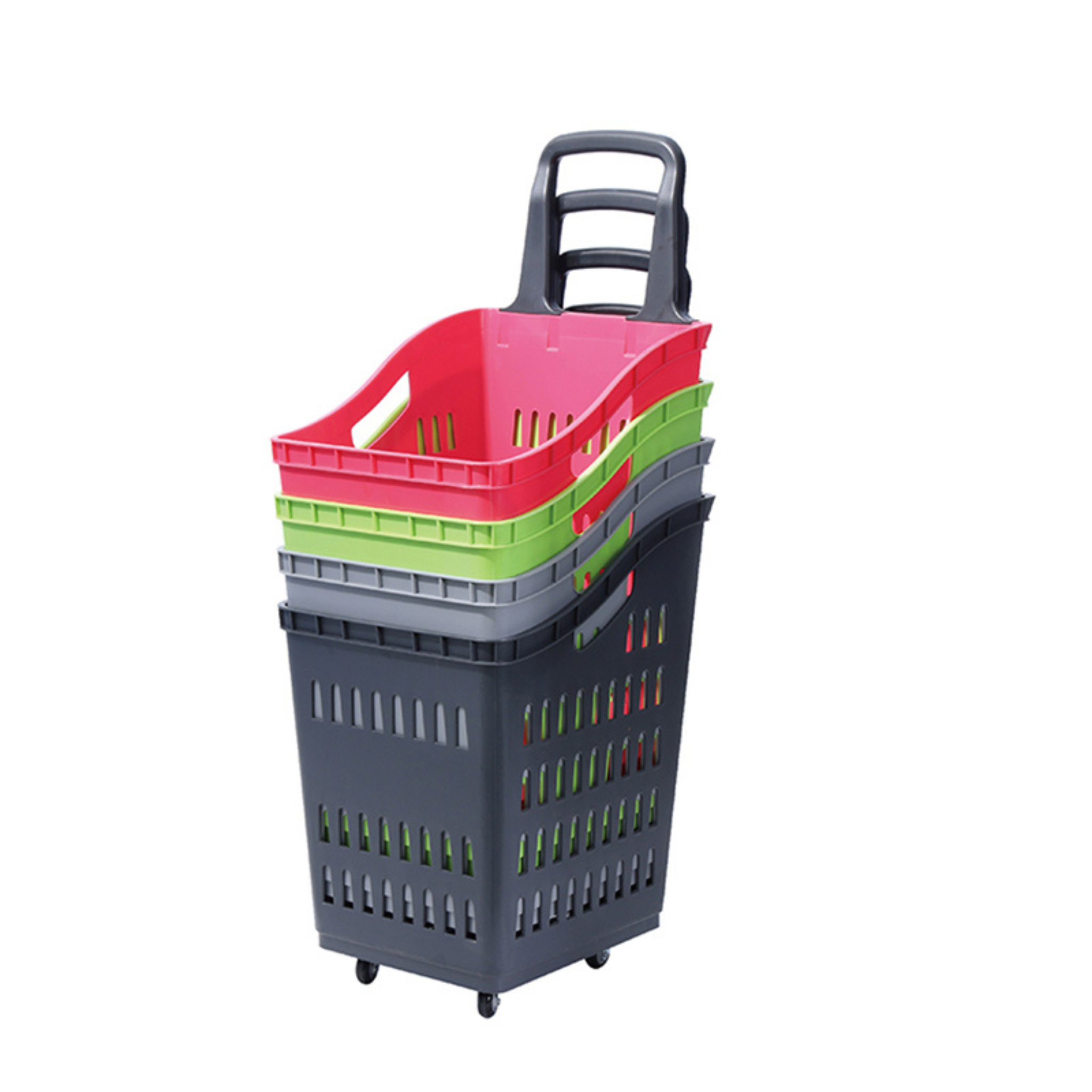 Supermarket Shopping Basket Trolley Cart with Wheels