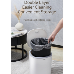 Ecoco 11 Liter Garbage Trash Bin with Foot Pedal Ecoco 11 Liter Garbage Trash Bin with Foot Pedal