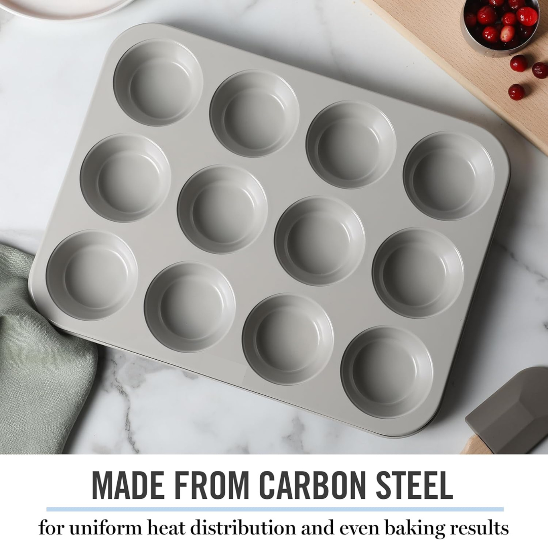 12 Cavity Non-stick Cupcake Pan Muffin Tray