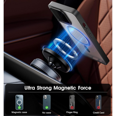 حامل هاتف مغناطيسي شفط فراغي، حامل جوال قابل للدوران 360 درجة K009