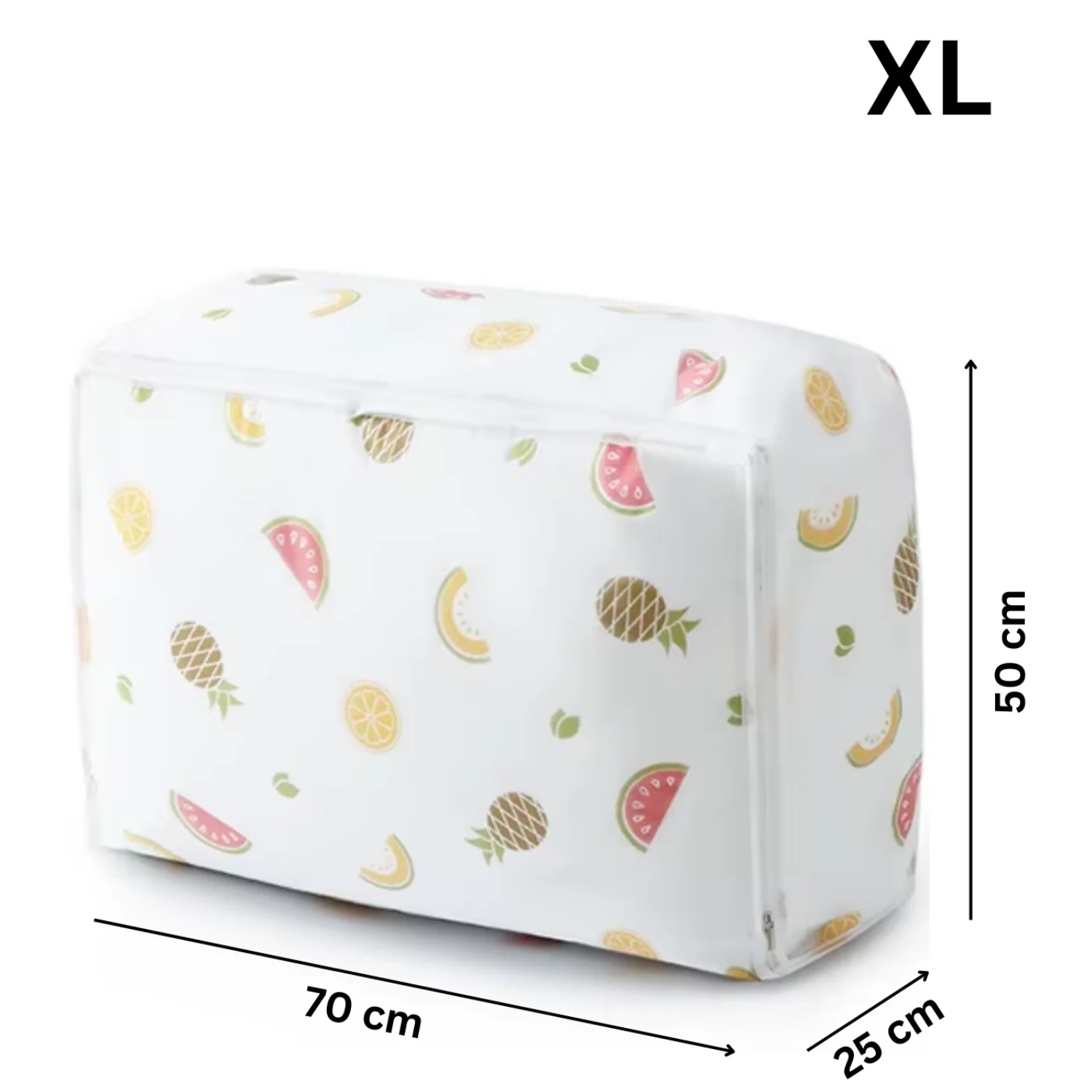 Large Capacity Garment Storage Bag, Moisture & Mildew-Proof Underbed Clothes Packaging Bags Fruit XL