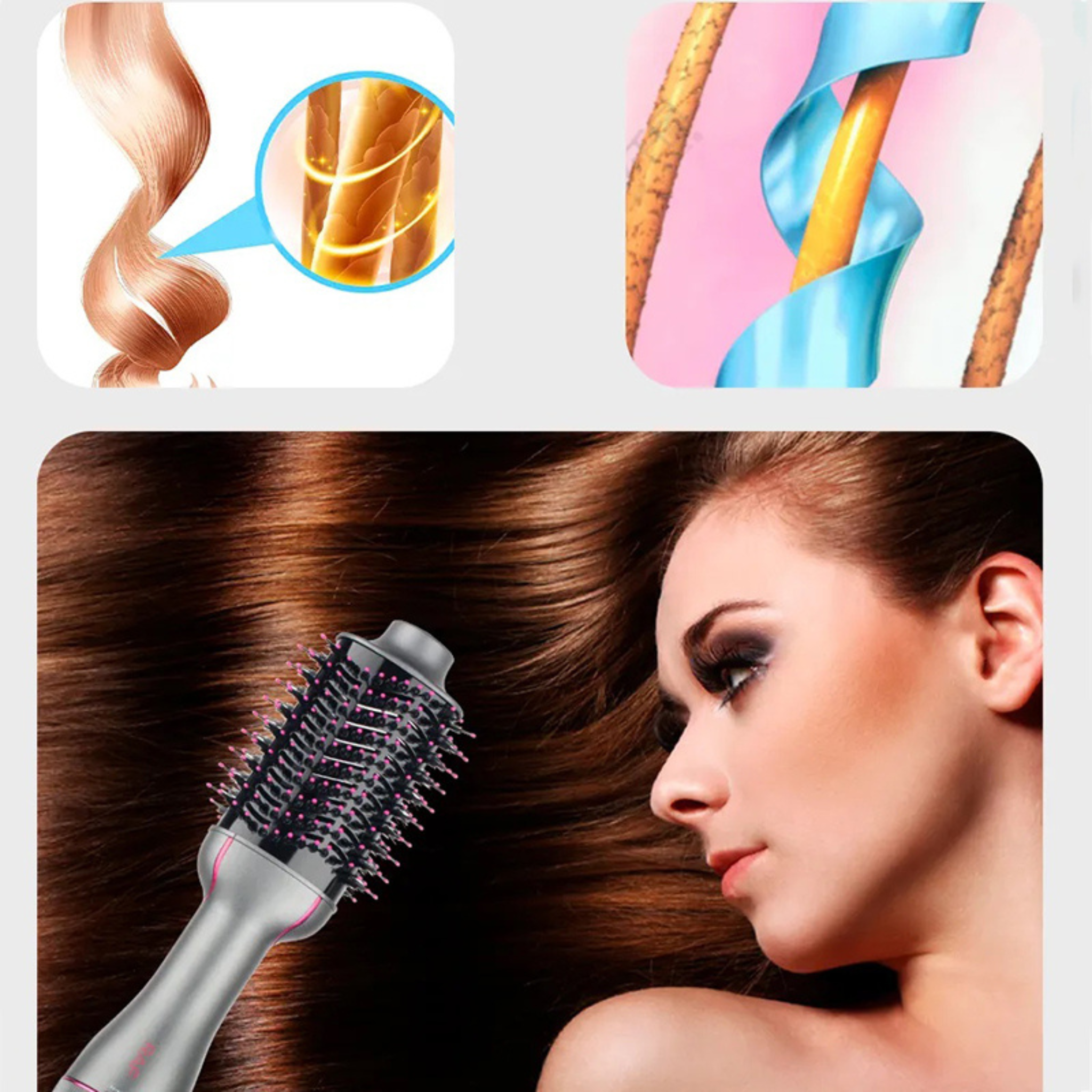 RAF 3 IN 1 Hot Air Brush R411P