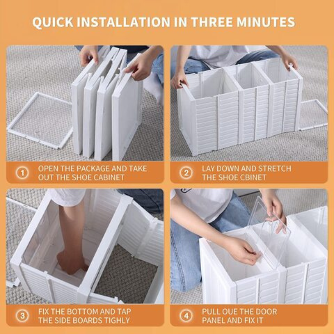 Quick Installation Premium Telescopic Shoe Storage Rack