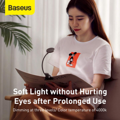 Baseus Mini Clip Lamp with 24 Hour Long Battery