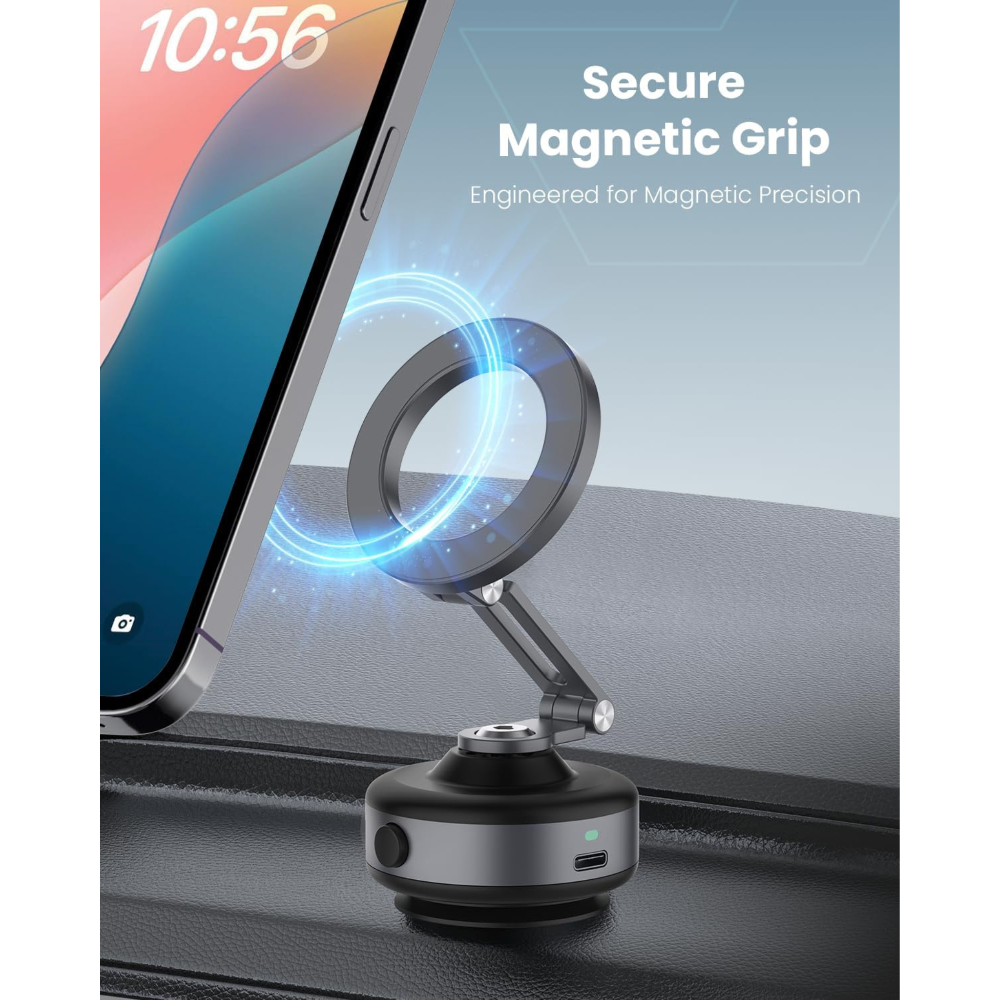 Moxedo Vacuum Suction Electric Magnetic Phone Holder