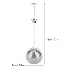 Retractable Tea Strainer, Stainless Steel Tea Filter Spoon