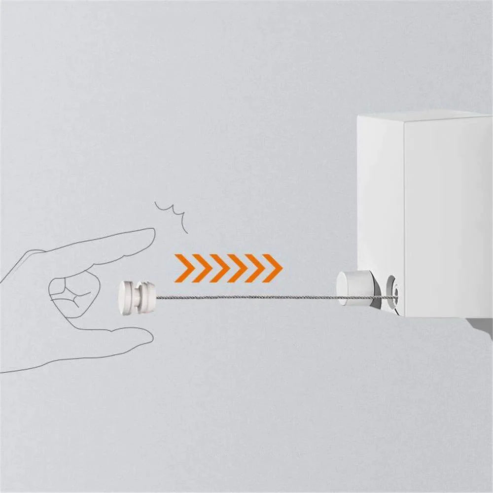 4.2 Meter Retractable Steel Wire Indoor Clothes Drying Hanger Clothesline